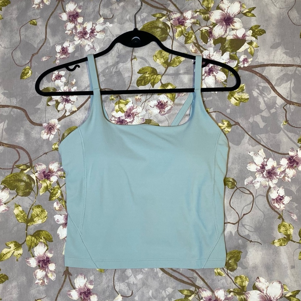 lululemon strappy nulu shelf tank